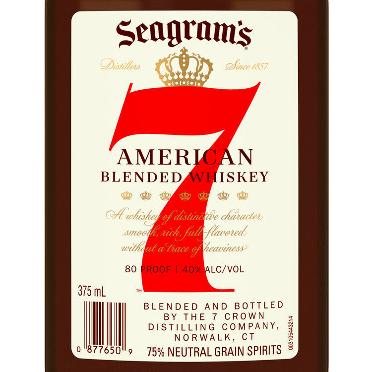 SEAGRAMS 7 CROWN 80 PET FLASK – LiquorBroker